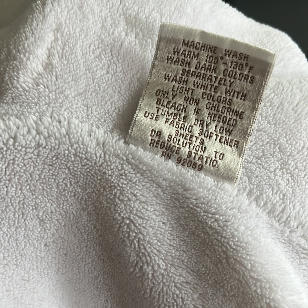 Classic Long Shawl Collar Robe - Peach color Sz M - Picture 14 of 16